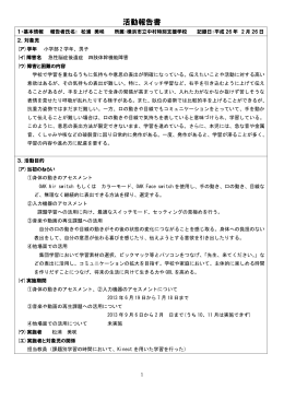 報告書PDF - DO
