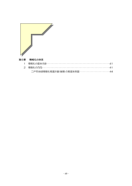 第 5章 情報化の体系