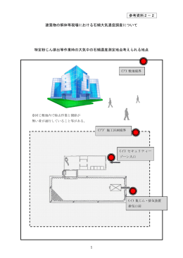 参考資料2－2 建築物の解体等現場における石綿大気濃度