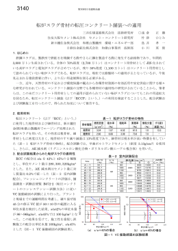 転炉スラグ骨材の転圧コンクリート舗装への適用