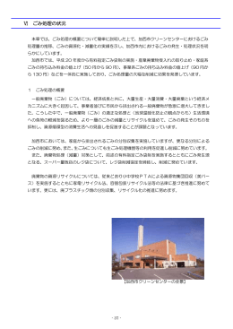 Ⅵ ごみ処理の状況