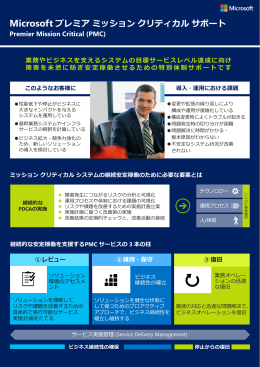 Microsoft プレミアミッションクリティカルサポート