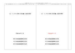 （1）トンネル本体工保全編（変状対策） 平成 24 年 7 月