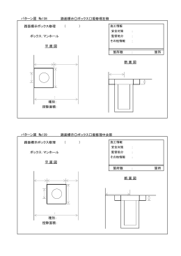 路面標示  ボックス  堀修理左側 路面標示ボックス修理 ボックス