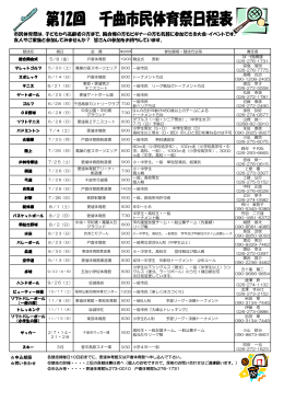 市民体育祭は、子どもから高齢者の方まで、腕自慢の方も