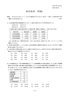 損保妻女王里 (問題)
