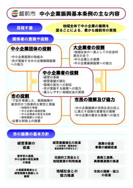 中小企業振興条例 概念図（PDF形式：258KB）