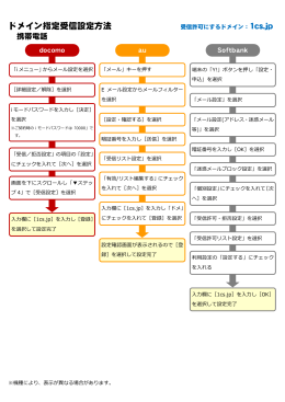 ドメイン指定受信設定方法