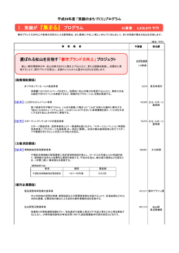Ⅰ．笑顔が 『集まる』 プログラム