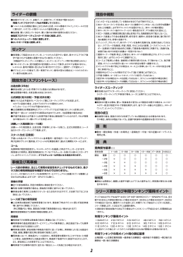 ライダーの装備 ゼッケン 競技方法（スプリントレース