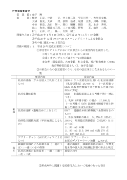 2013年度委員会活動報告