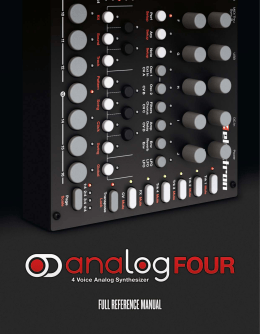 Analog Four Reference Manual