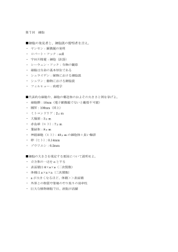細胞の発見者と、細胞説の提唱者を言え。