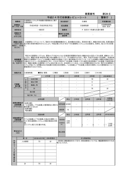 事業番号 新24-6 平成24年行政事業レビューシート ( 警
