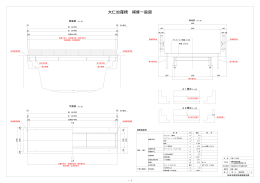 302 大仁加羅橋補修一般図D2GV021Z