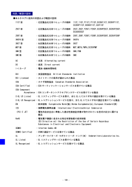 用語 / 略語の説明