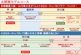 北関東モデルコース - 河口湖オルゴールの森