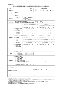 診断書 核酸アナログ治療関係（PDF：157KB）