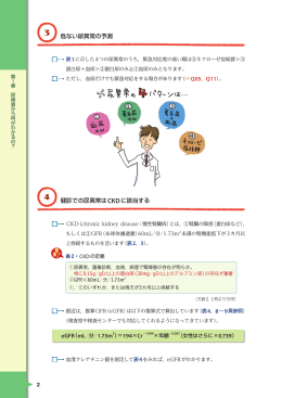 CKD診療ガイド2012．社団法人日本腎臓学会 編，東京医学社，2012