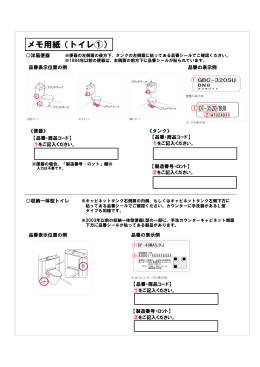 メモ用紙（トイレ①）