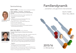 Seminar Familiendynamik 2015