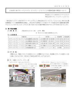 JR西日本グループとセブン-イレブン・ジャパンとの提携店舗の開業について