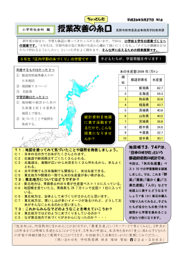 ちょっとした 小学校社会科 編 5年生「庄内平野の米づくり」の