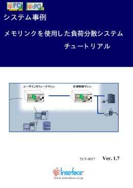 メモリンクを使用した負荷分散システム チュートリアル