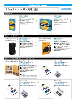 ナショナルマンガン乾電池