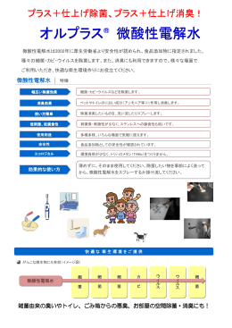 オルプラス® 微酸性電解水