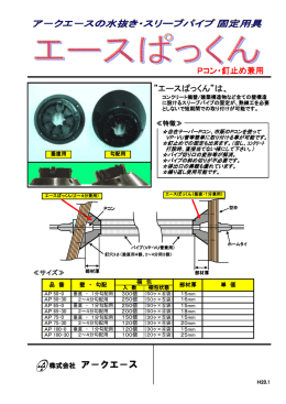 エースぱっくん チラシ - 株式会社アークエース