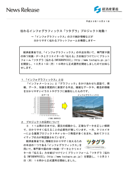 伝わるインフォグラフィックス「ツタグラ」プロジェクト始動！