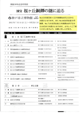 国宝桜ケ丘銅鐸の謎をこ迫る