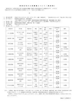 内浜団地 三柳団地 永江団地 永江団地 永江団地 上粟島団地 上粟島
