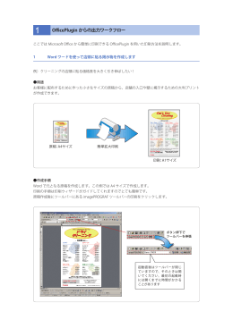 MS Officeから簡単に大判プリントする方法