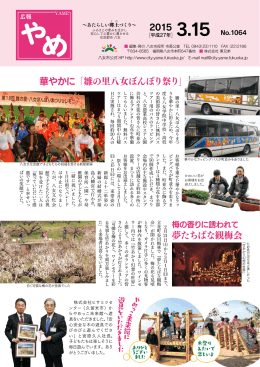夢たちばな観梅会 華やかに「雛の里八女ぼんぼり祭り」
