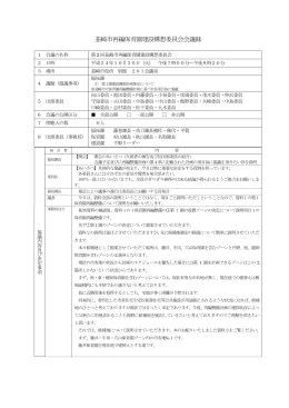 韮崎市再編保育園建設構想委員会会議録