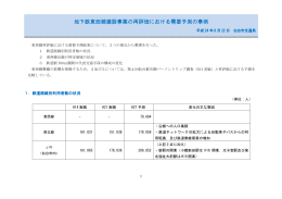 地下鉄東西線建設事業の再評価における需要予測の事例