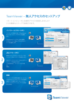 TeamViewer – 無人アクセスのセットアップ