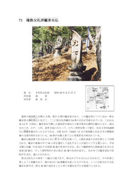 滝秩父札所観音石仏(PDF:707KB)
