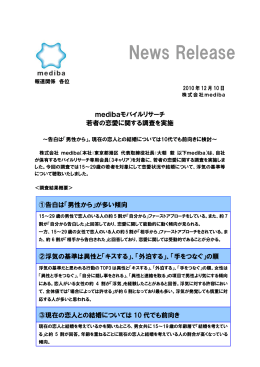 「男性から」。 - Mediba