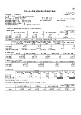 平成25年3月期 決算短信〔米国基準〕（連結）