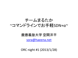 ネットワークHWをDIYして遊ぶ ~ Linux-friendly D-planeの開発 ~