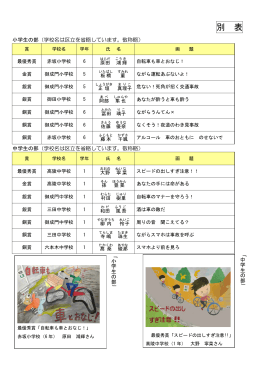 別表（PDF：358KB）