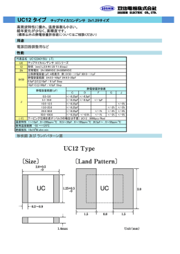 UC12 タイプ チップマイカコンデンサ 2x1.25サイズ 高周波特性に優れ