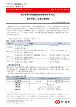 税関企業信用管理暫定弁法