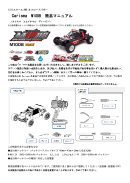 Carisma M10DB 簡易マニュアル - 株式会社ハイテックマルチプレックス
