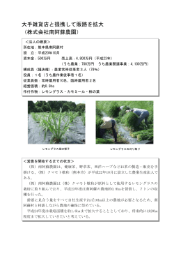 株式会社南阿蘇農園（PDF：276KB）