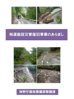 林道施設災害復旧事業のあらまし（PDF：872KB）