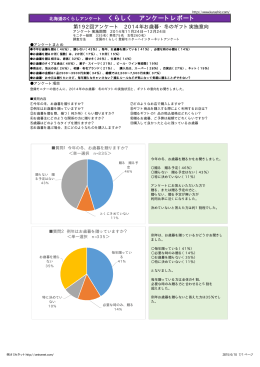 192回アンケート 2014年お歳暮・冬のギフト